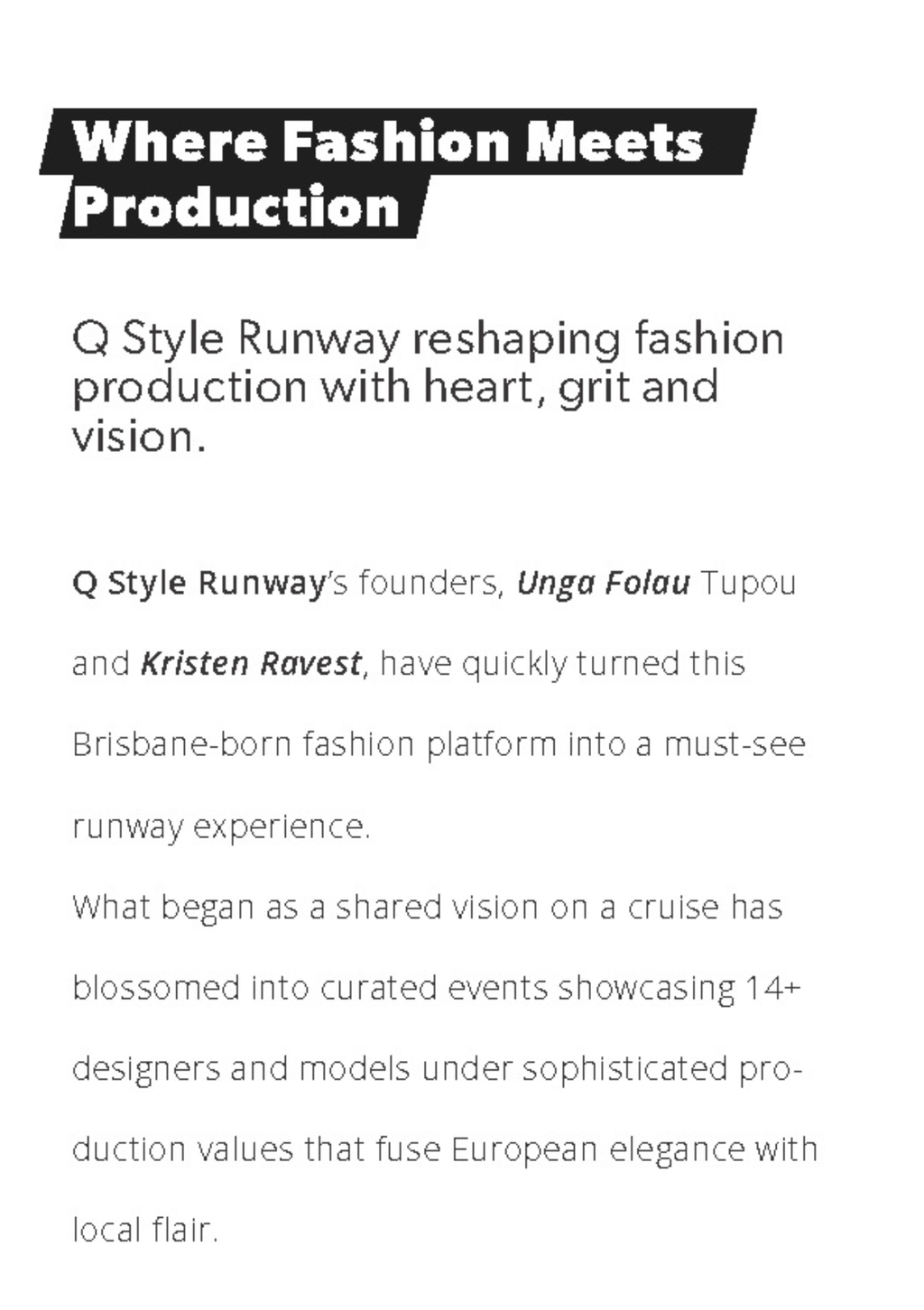 Q STYLE - Special Issue
